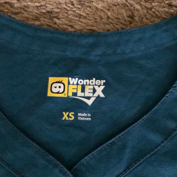 Wonder Flex scrub top Caribbean blue - Picture 2 of 2